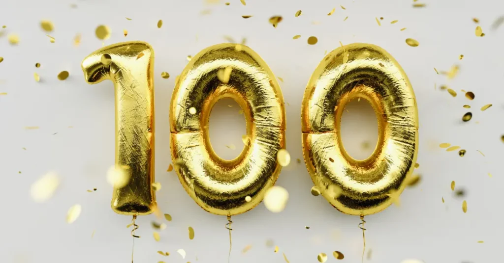Celebration balloon shaped like 100 dollars – symbolising how to make $100 today in NZ